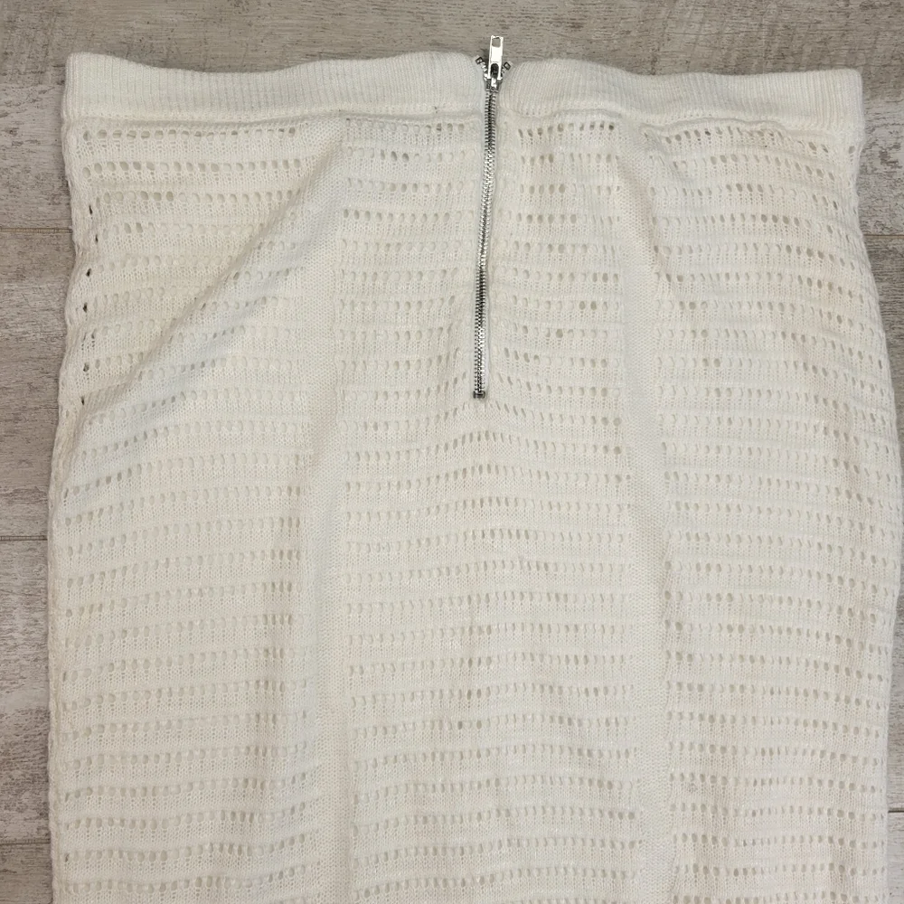 Eloquii Winter White Knit Midi Sweater Skirt Size 18 / 20